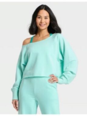 JoyLab Women's French Terry Off-The- Shoulder Sweatshirt